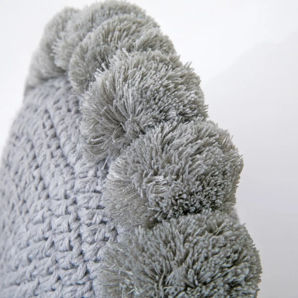 Round Knitted Waist Pillow Throw Sofa Car Office Chair Cushion Pillows Pad Decor