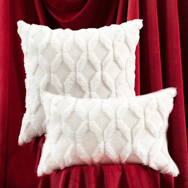 Throw Pillow Cushion Cover Decor Fur Remove Sofa Plush Case Home Fluffy Soft Bed