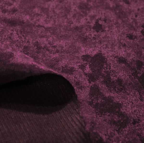Mv13 Red-purple Crush Velvet Sofa Seat Patio Bench Cushion Bolster Cover/Runner