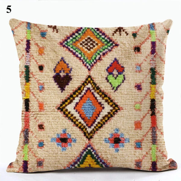Sofa Bed Printed Pillowcase Ethnic Cushion Cover Throw Pillow Case Home Decor