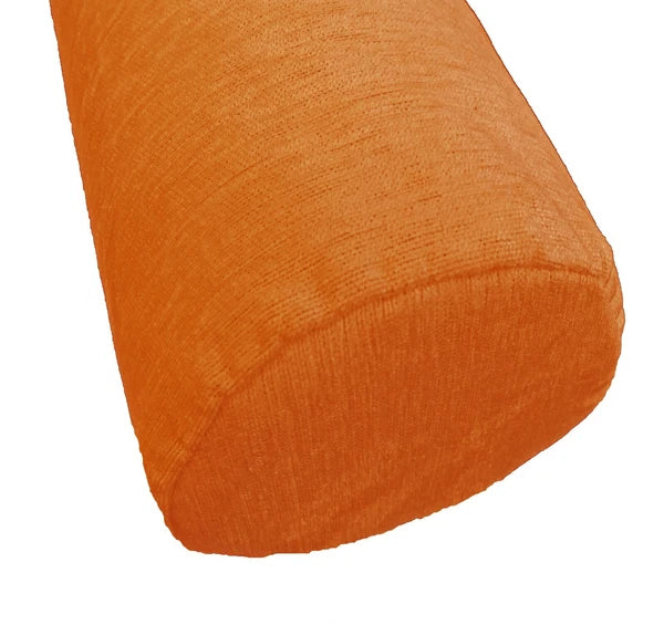 Wn06 Orange Chenille  Sofa Seat Patio Bench Box Cushion Bolster Cover/Runner
