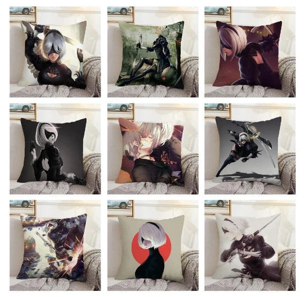 Nier Automata illow Cover Pilow Cases for Cushions Covers Home Sofa Decorative