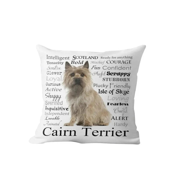 Dog Yorkie Pillow Case Pug Pillows Sofa Car Bed Sofa Pillow Case Cushion Cover