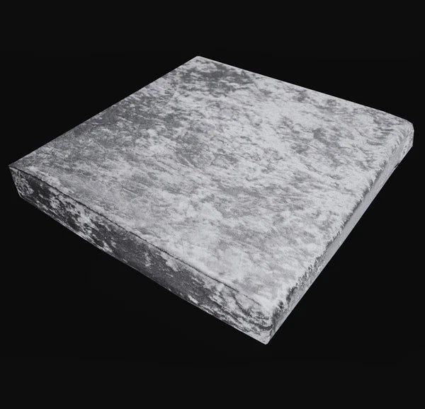 Mv03 Gray Shiny Velvet Sofa Seat Patio Bench Box Cushion Bolster Cover/Runner