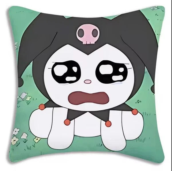 Kuromi Cartoon Pillow Covers Cartoon Sofa Decor Home Print Cute Cushion Cover