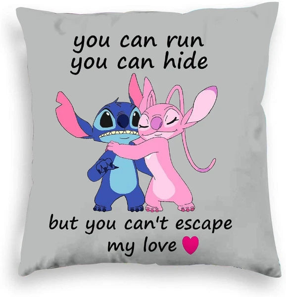 Lilo Stitch 3D Cushion Cover Throw Pillow Case Home Sofa Bed Decor Gift 45*45CM