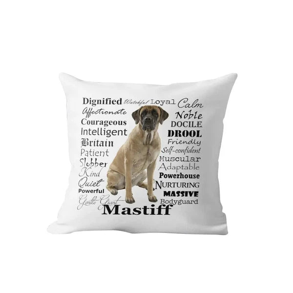 Dog Yorkie Pillow Case Pug Pillows Sofa Car Bed Sofa Pillow Case Cushion Cover