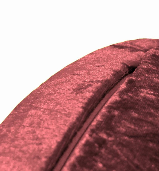 Mv08 Shery-Red Crushed Velvet Sofa Seat Patio Bench Cushion Bolster Cover/Runner