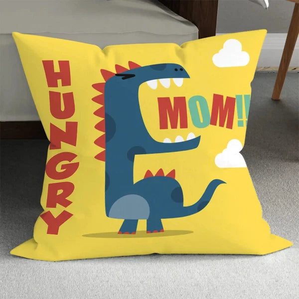 Home Room Gift Sofa Bed Chair Pillowcase Cartoon Dinosaur Pillowcase Cute