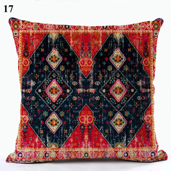 Sofa Bed Printed Pillowcase Ethnic Cushion Cover Throw Pillow Case Home Decor