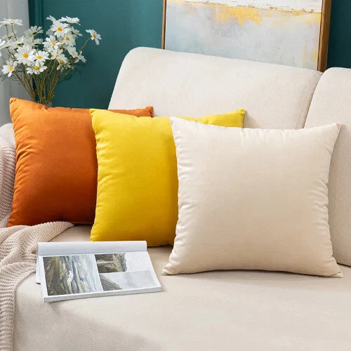 Velvet Cushion Cover Pillowcase Office Sofa Cushion Cover Home Decoration
