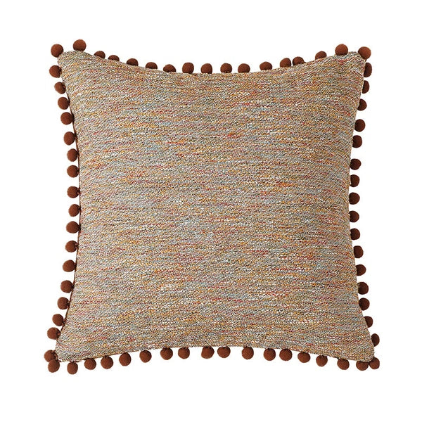 Pom-Poms Tassels Cushion Cover Pillow Case Sofa Bed Home Decor 35*50cm 45*45cm