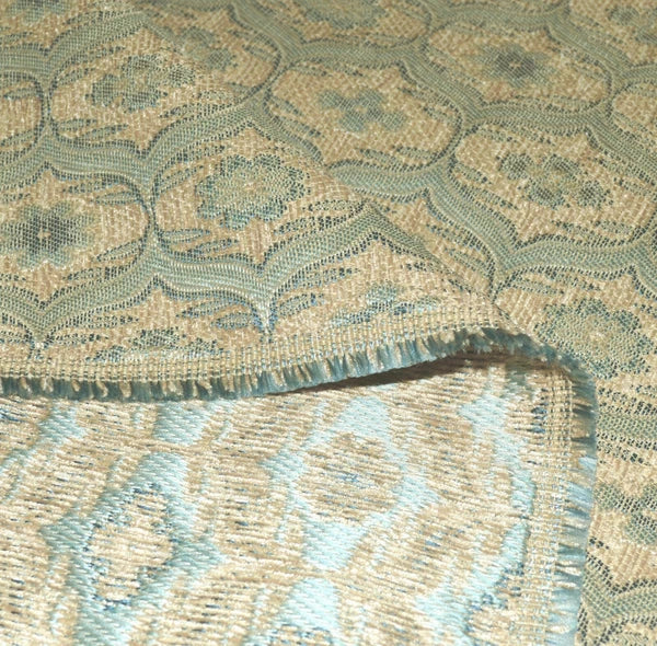 We64 -Light Blue Eye Flora Damask Bolster Case/Pillow/Sofa Seat Cushion Cover