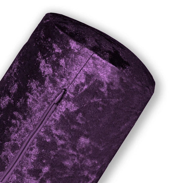 Mv29 Voilet Crush Velvet Sofa Seat Patio Bench Box Cushion Bolster Cover/Runner
