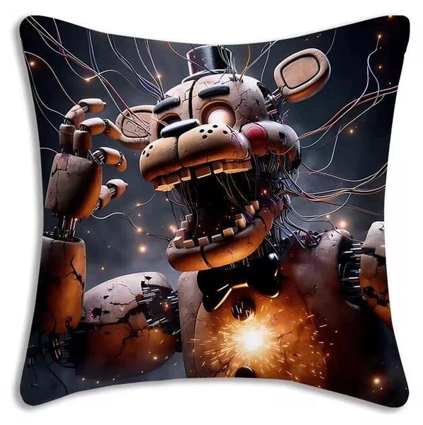 Horror Pillowcase Fnaf Square Cushion Pillow Cover Soft Sofa Car Bed Room Decor