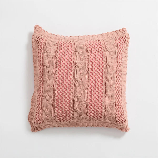 45*45cm Square Knitted Pillowcase Throw Waist Cushion Covers Sofa Bed Home Decor