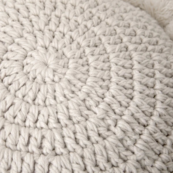 Round Seat Pad Cushion Chair Knit Waist Garden Sofa Bed Patio Floor Pillow Case