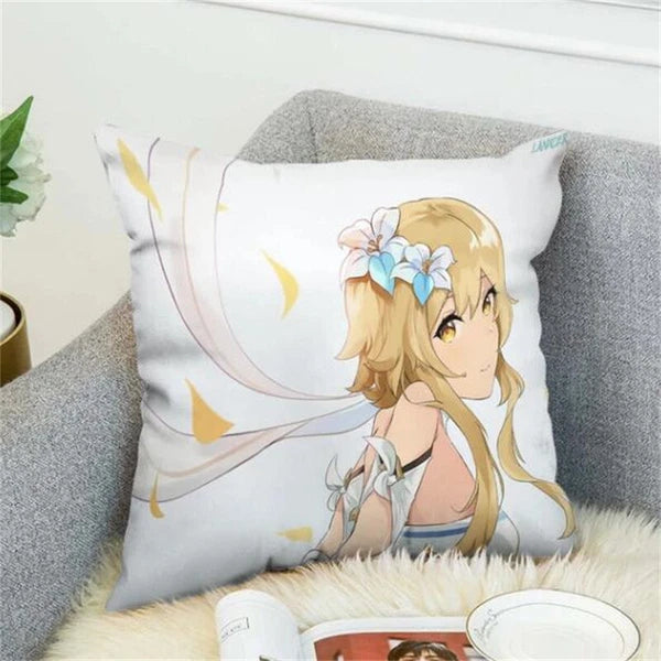 Genshin Impact Printed Pillowcases Decorative Cushion Covers Home Decor Sofa