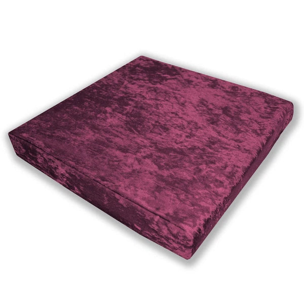 Mv13 Red-purple Crush Velvet Sofa Seat Patio Bench Cushion Bolster Cover/Runner