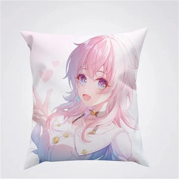 Anime Honkai Star Rail Pillowcase Print Cushion Cover Sofa Home Decor