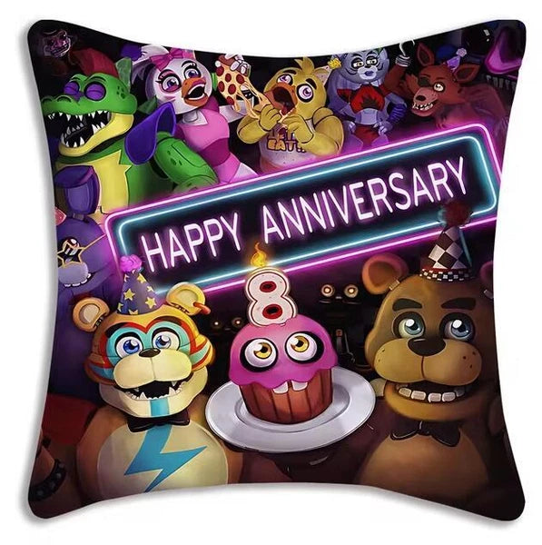 Horror Pillowcase Fnaf Square Cushion Pillow Cover Soft Sofa Car Bed Room Decor