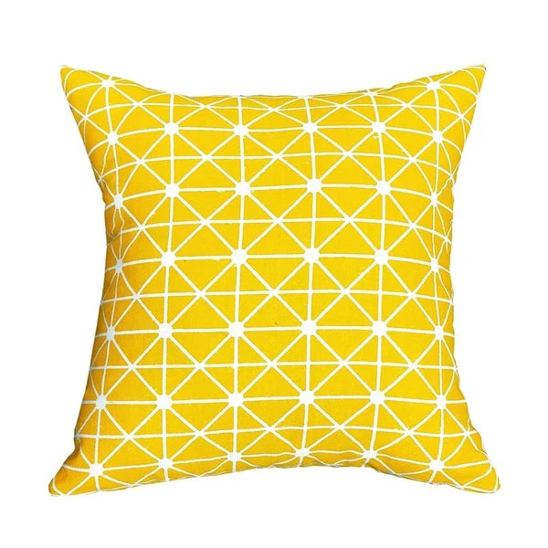Geometric Cushion Cover Linen Throw Pillow Case Bed Sofa Car Decor 40/45/50cm