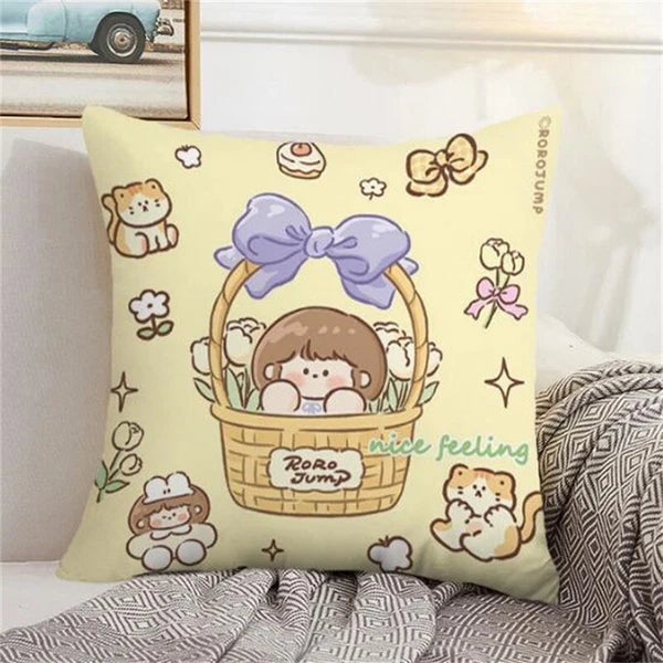 Cushions Home Decor Rorojump Pillow Cover Pillowcase for Cushion Sofa Anime