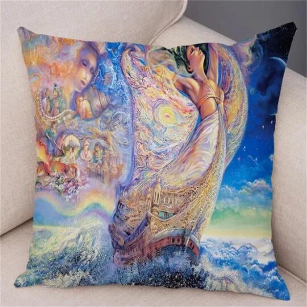 Cartoon Forest Elf Cushion Cover Decor Pillow Case for Sofa Car Room Pillowcase