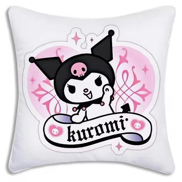 Kuromi Cartoon Pillow Covers Cartoon Sofa Decor Home Print Cute Cushion Cover