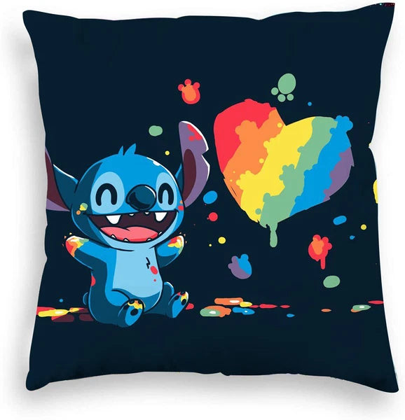 Lilo Stitch 3D Cushion Cover Throw Pillow Case Home Sofa Bed Decor Gift 45*45CM