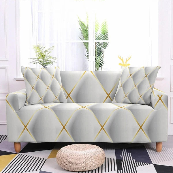 Geometric Printed Elastic Sofa Covers Seater Cover for Living Room Corner