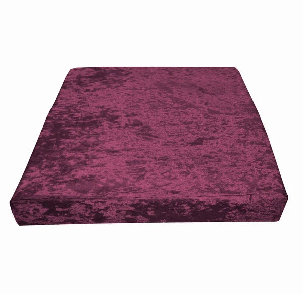 Mv13 Red-purple Crush Velvet Sofa Seat Patio Bench Cushion Bolster Cover/Runner