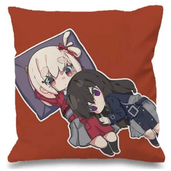 Decorative Cushions for Sofa Cover for Lycoris Recoil Bedroom Bed Pillowcase