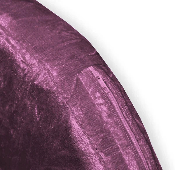 Mv07 Purple Crush Velvet Sofa Seat Patio Bench Box Cushion Bolster Cover/Runner