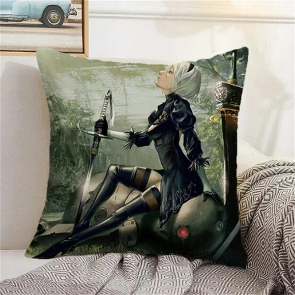 Nier Automata illow Cover Pilow Cases for Cushions Covers Home Sofa Decorative