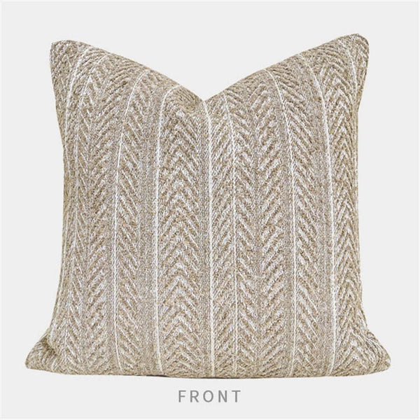 18x18in Modern Wool Blend Fabric Throw Pillow Covers Sofa Bed Cushion Cover Case