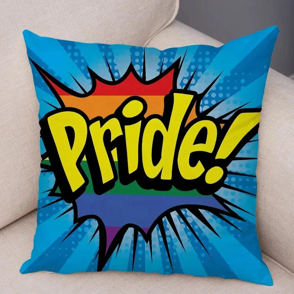 Pop Art Cushion Cover Polyester Cotton Pillowcase Sofa Chair Bed Pillow Cover