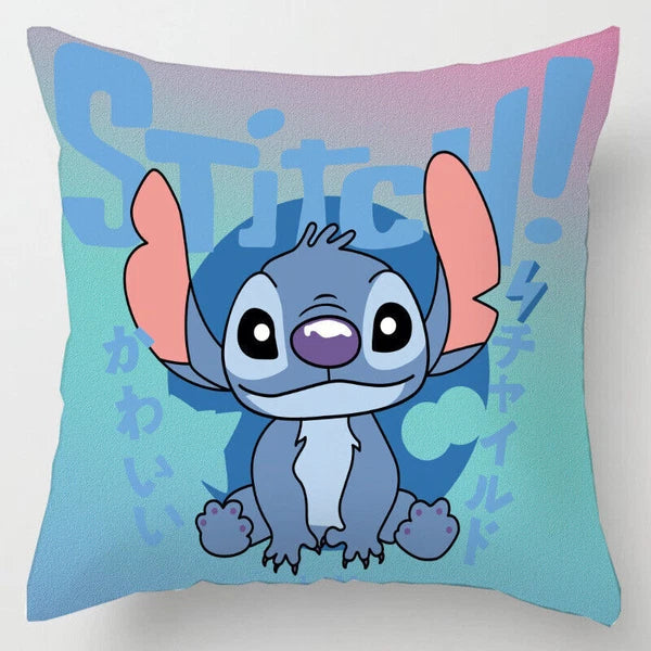 Lilo Stitch 3D Cushion Cover Throw Pillow Case Home Sofa Bed Decor Gift 45*45CM