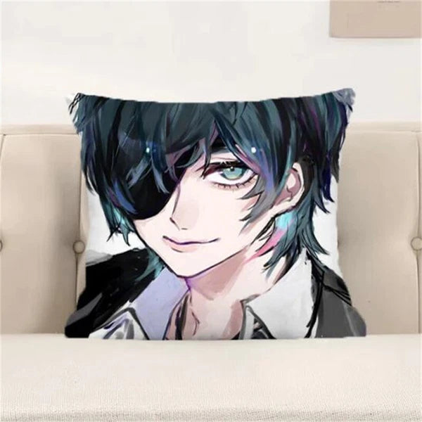 Pillow Covers Decorative Sofa Chainsaw Man Cushion Cover Pillows Cases Home
