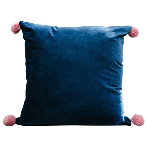 Pure Color Pillowcase Sofa Plush Cushion Cover Household Back Cushion Cover