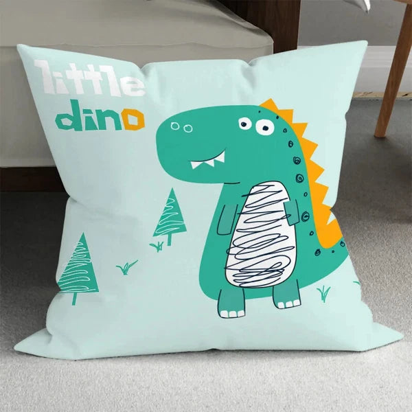 Home Room Gift Sofa Bed Chair Pillowcase Cartoon Dinosaur Pillowcase Cute