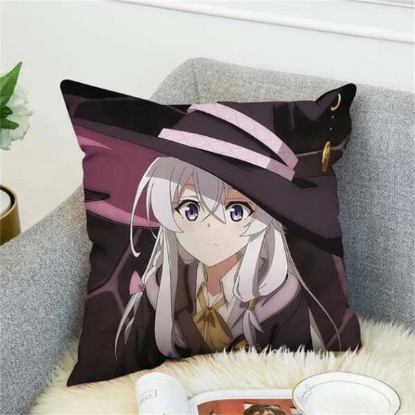 Wandering Witch Pillow Cases Decorative Cushions Cover for Sofa Decor Pillowcase