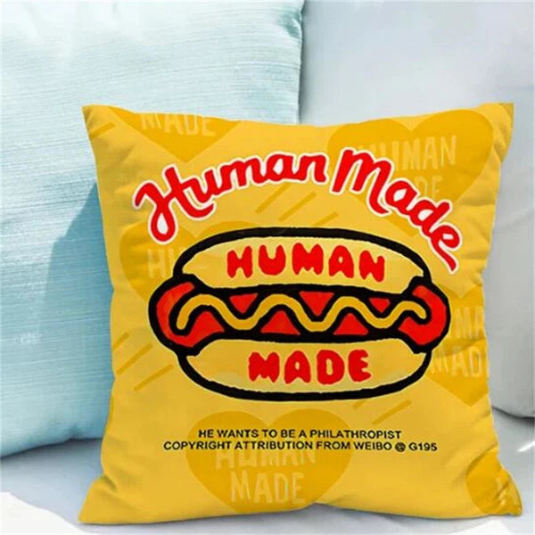 Bed Pillowcases Cushion Human Mades Car Sofa Pillow Cover Print Home Decor